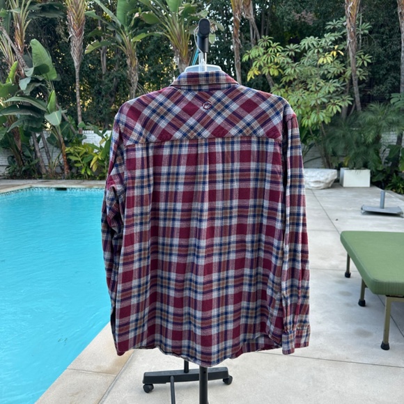 MAGELLAN Outdoors Flannel PreLoved Plaid Shirt SZ L Classic Fit - Picture 5 of 7